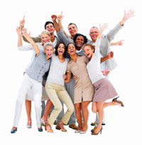happy group