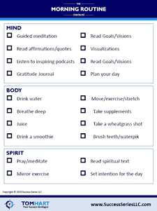 Download my Morning Routine Worksheet!